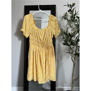 One Clothing / Nordstrom Shirred Floral Dress